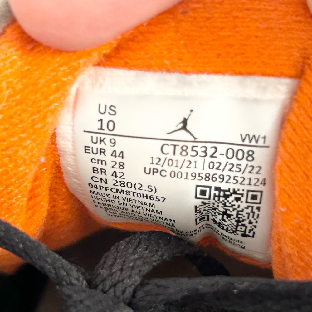 Jordan 3 Retro Desert Elephant size 10 CT8532-008 2022 PRE-OWNED - Picture 9 of 9